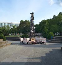 Riesiger Lautsprecherturm mitten in Potsdam