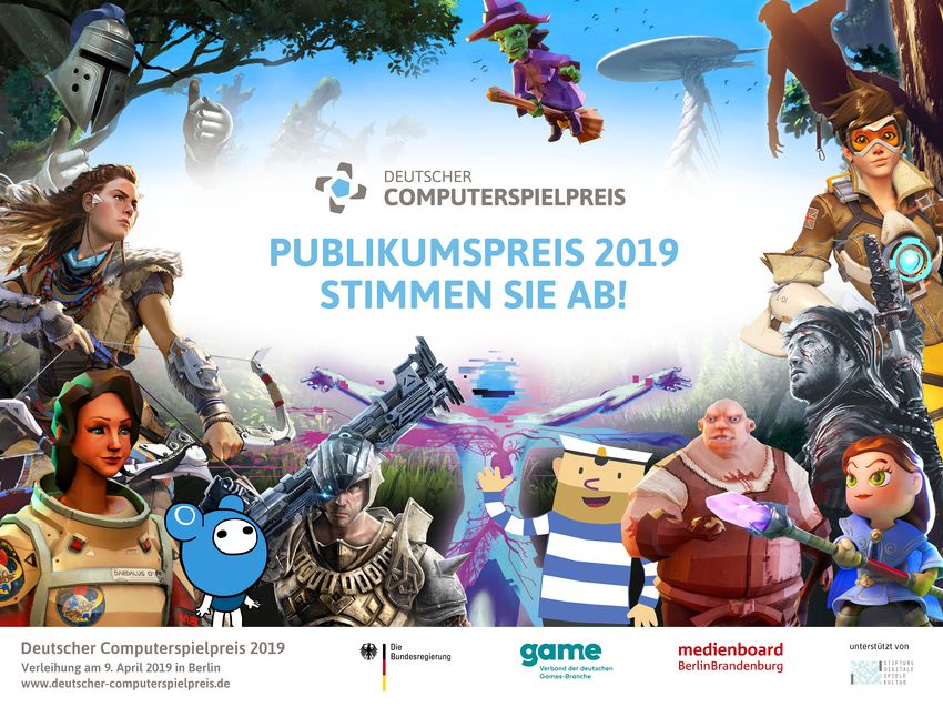 ABSTIMMEN: Publikumspreis für das beste Computerspiel