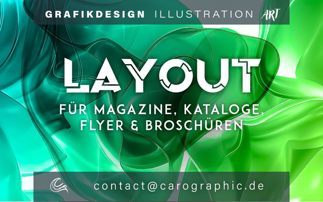 Gallery cover image for Layout & Editorial Design – Gestaltung für Magazine, Kataloge, Flyer & Broschüren
