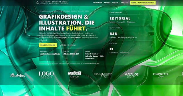 Gallery cover image for Grafikdesign & Illustration (B2B) – Editorial, CI, Kampagne