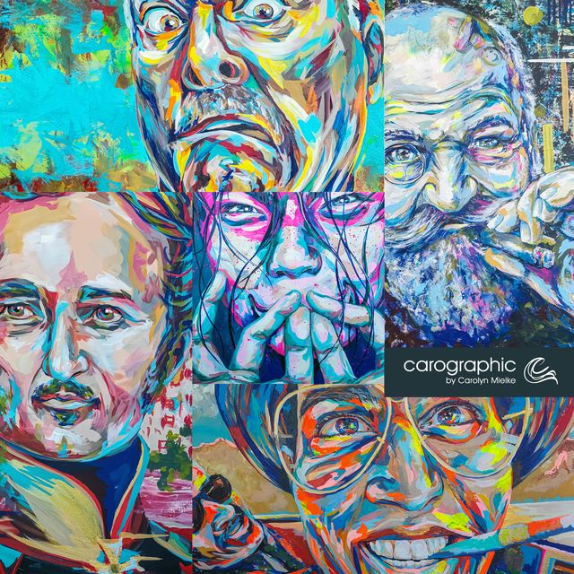 Gallery cover image for Porträt Malerei Kunst Carolyn Mielke Popart