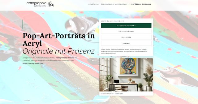 Gallery cover image for Pop-Art-Porträts in Acryl – handgemalte Originale & Auftrags-Unikate