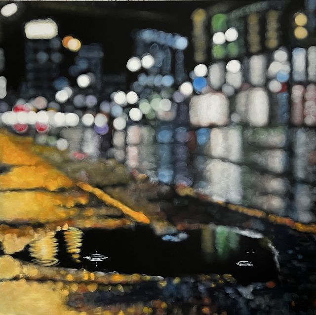 Urban Forrest, Oil on Canvas