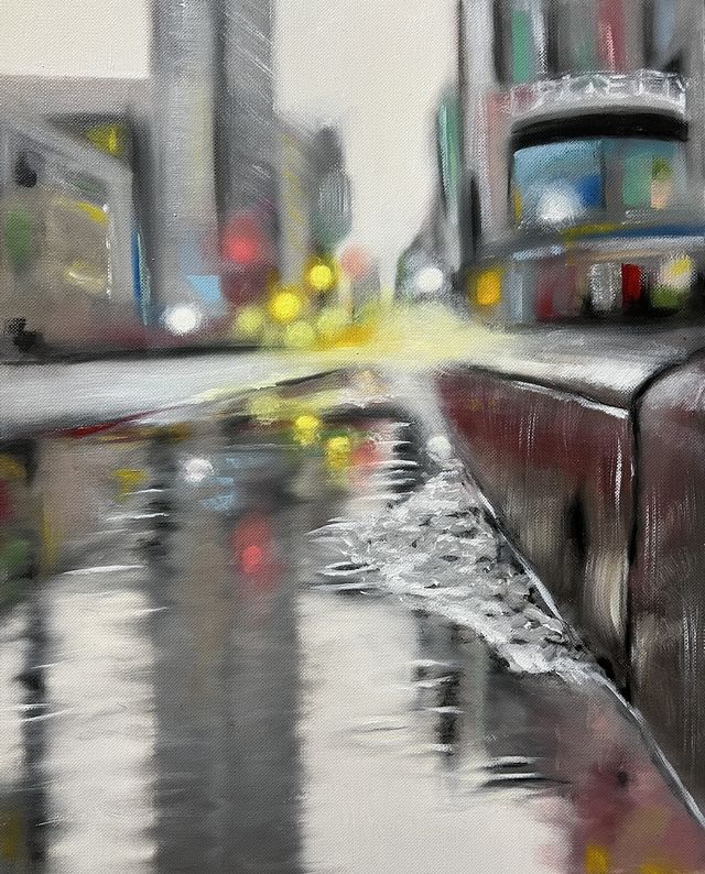 Gallery cover image for Shine, 24 x 30, Oil on Paper
